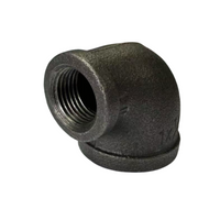 FM/UL Black Casting BMI Pipe Fittings Pagbabawas ng 90 Degrees Elbow 