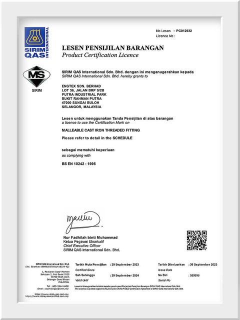 Sertifikalı D&ouml;v&uuml;lebilir Demir Boru Bağlantısı
