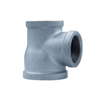 3-Way Tee Connector | 13mm GI Malleable Iron Pipe Fitting 25x20x20 T/Y Branch para sa Plumbing System